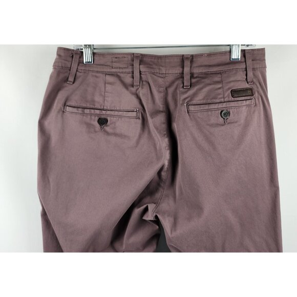 AG Adriano Goldschmied Jeans Mens 32R Plum The Marshall Trouser Slim Leg (32x29) - Picture 9 of 10